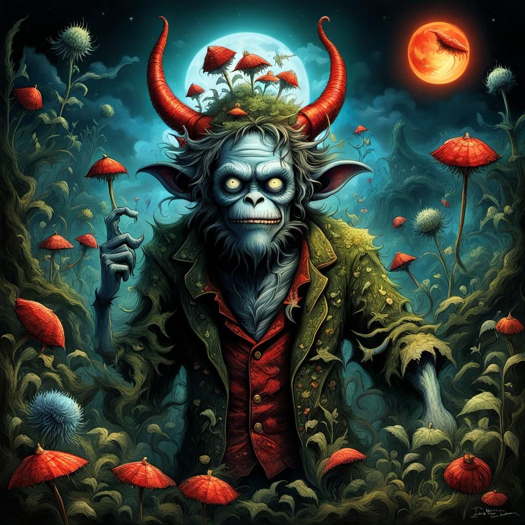 Devil in the Bush: Whimsical Fantasy Art