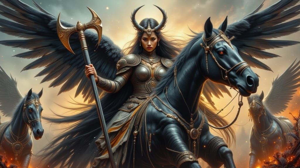 Dark Angel Valkyrie on Battlefield