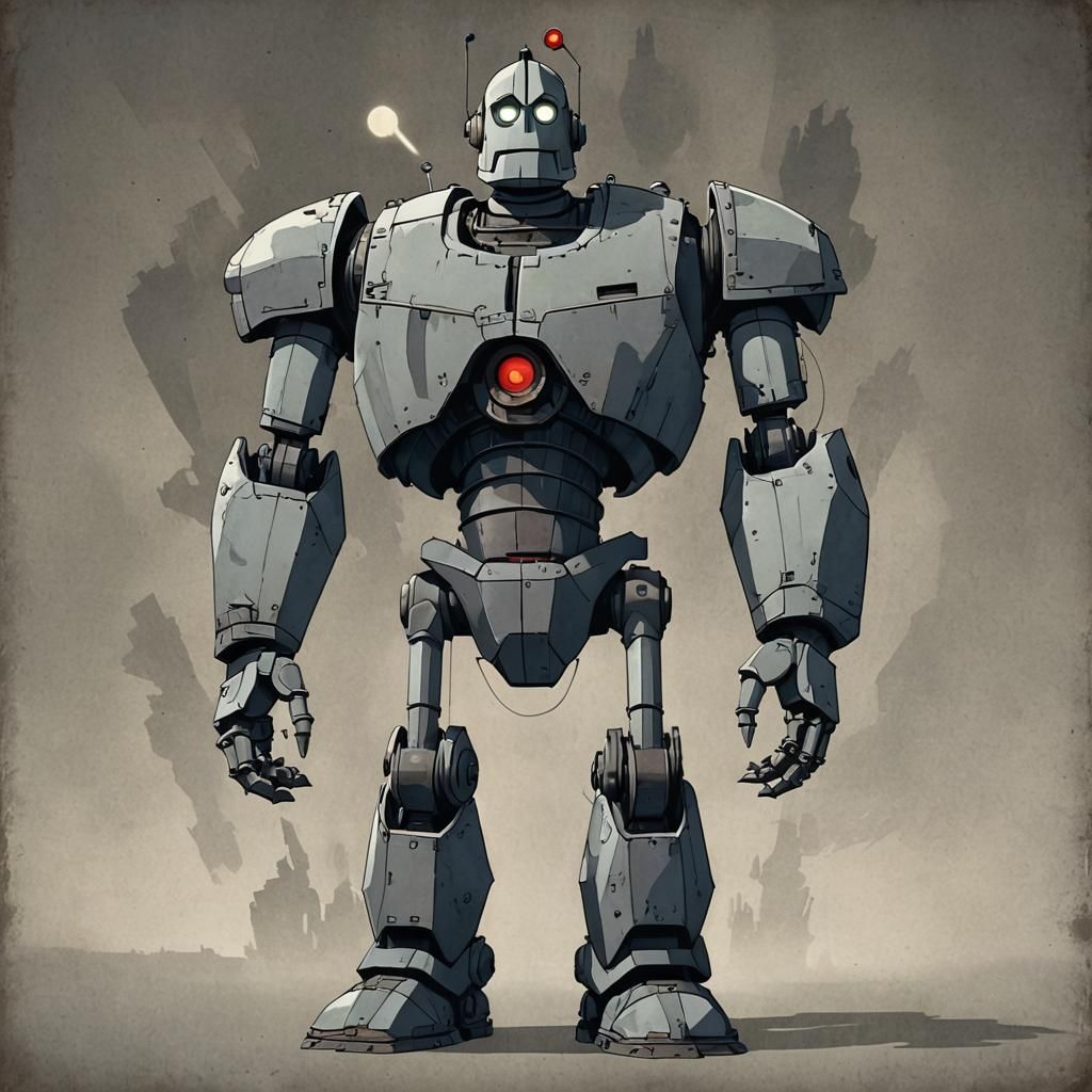 The Iron Giant Digital Rendering
