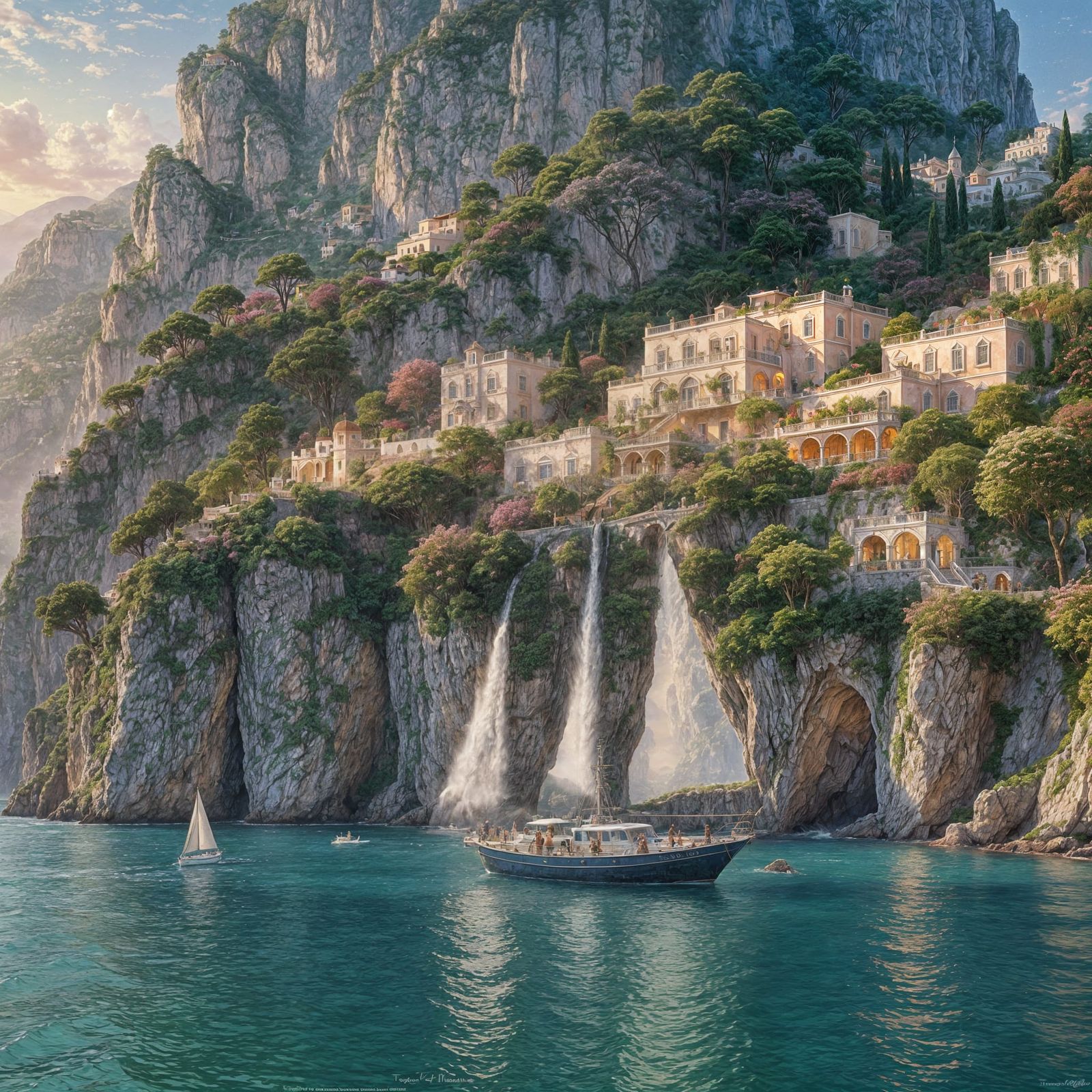 Capri Holidays in Ethereal Fantasy Style