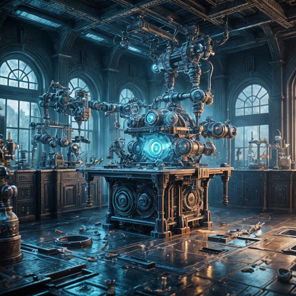 Detailed Science Lab in Unreal Engine 5