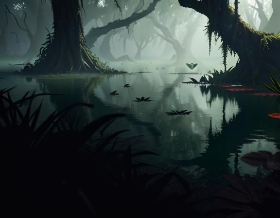 Bullywug Emerges: 3D Videogame Graphics in Mangrove Swamp