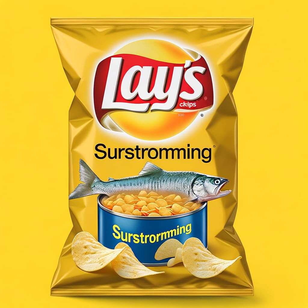 Surströmming Inspired Lays Chips with a Pungent Twist