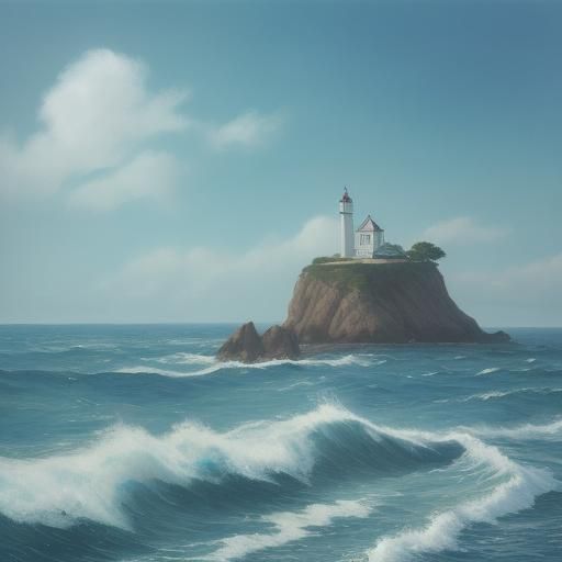 Abstract Sea Illustration