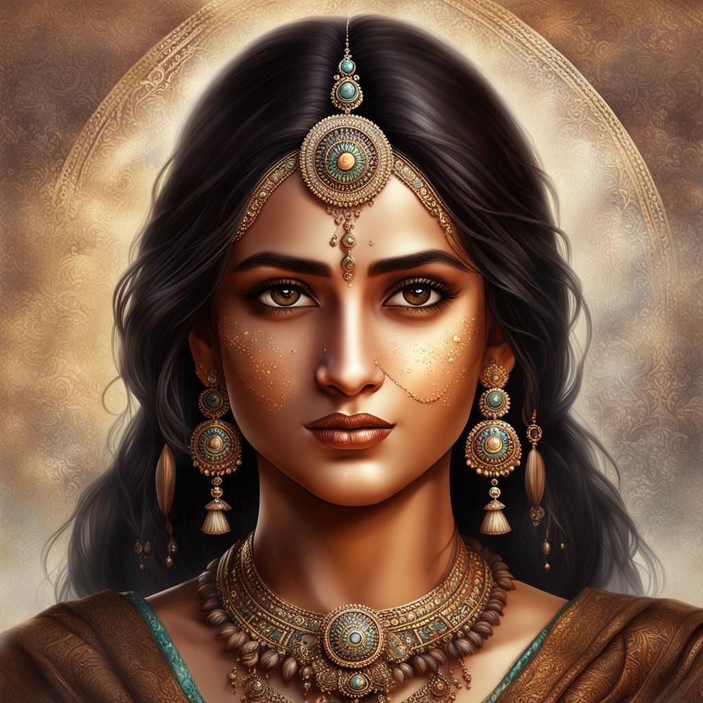 Beautiful Indian Lady Shakuntala