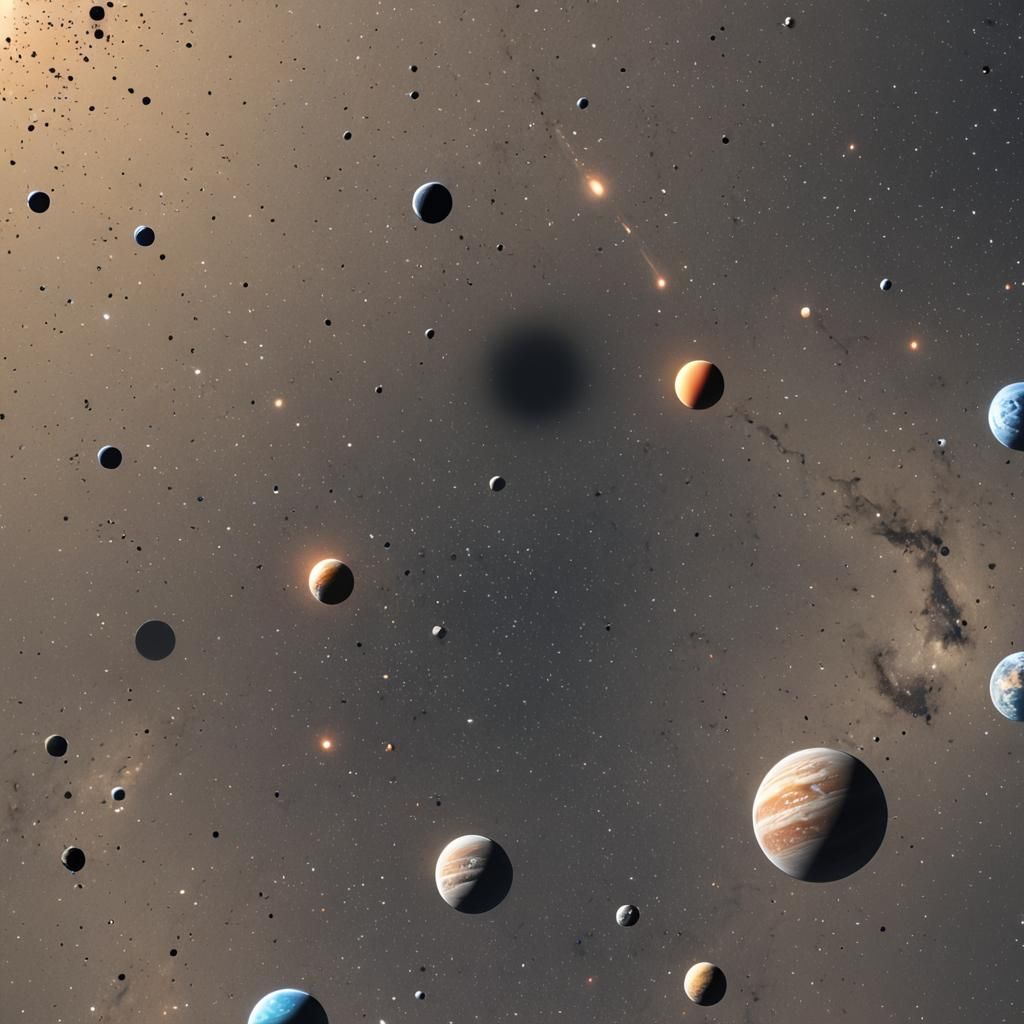 Children Imagine Earth Entering the Universe