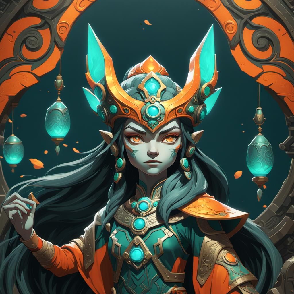 Detailed Concept Art of Little Midna