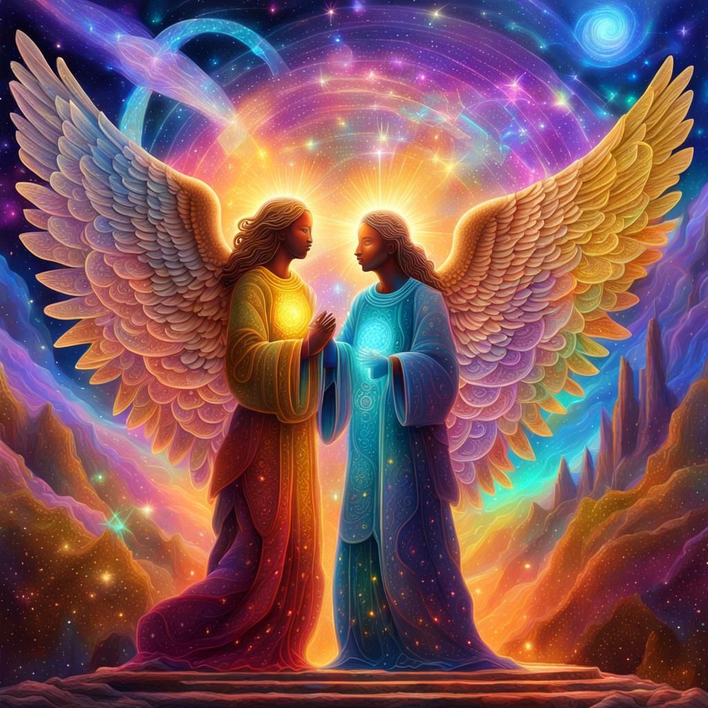 Angelic Healing of Migraine in Cosmic Astral Style