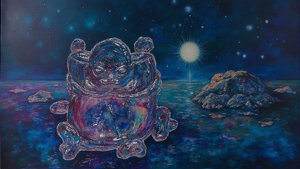 Glas Cube in Apocalypse Scene