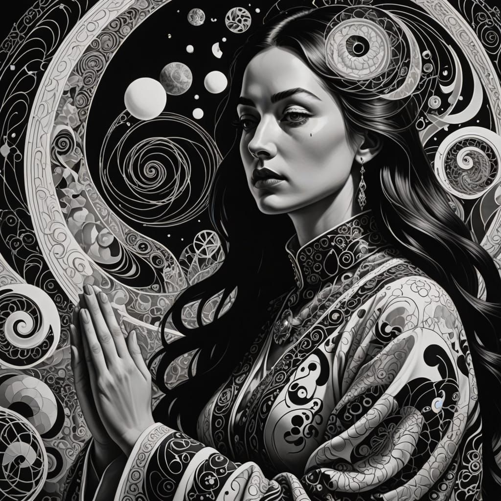 Ethereal Goddess of Yin and Yang