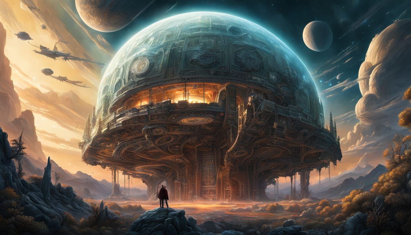 Surreal Cyberpunk Dreamscape with Photorealistic Landscapes...