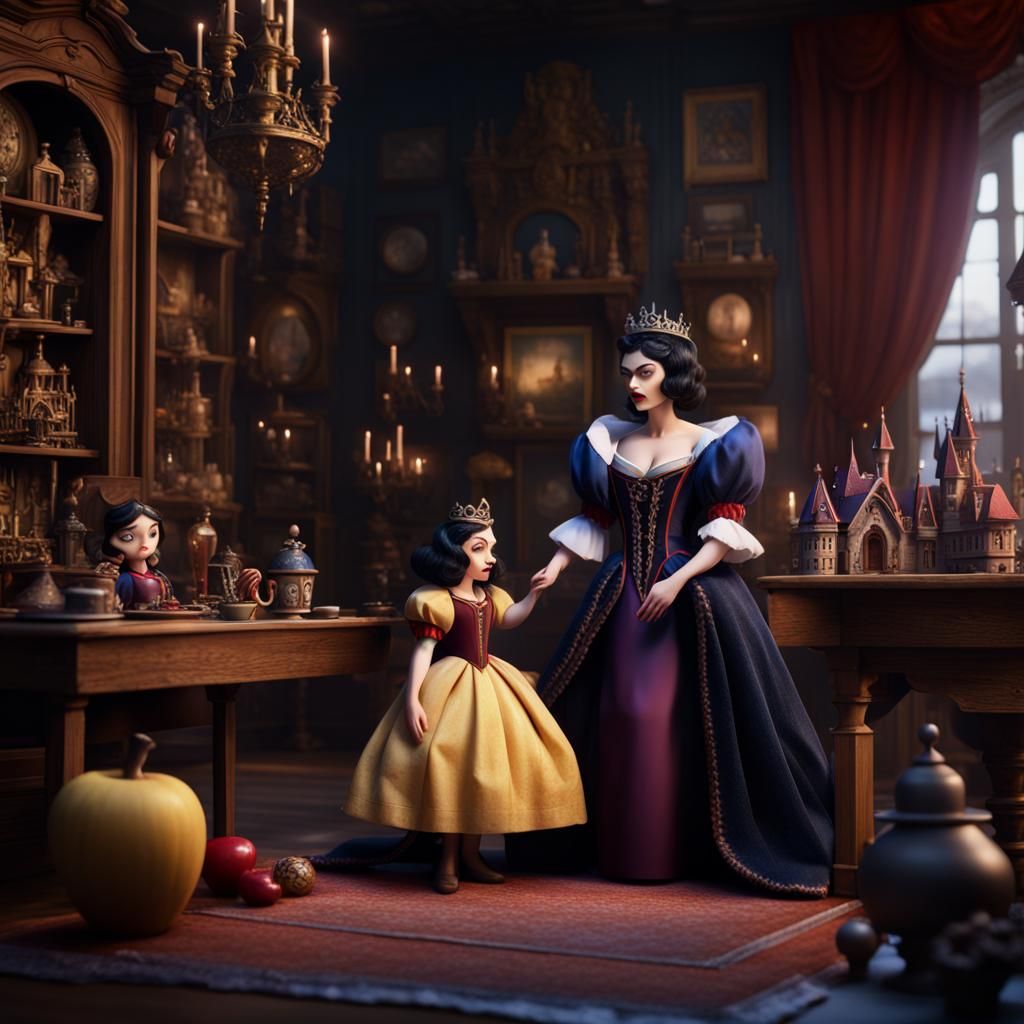 Evil Queen and Snowwhite Like Mother Like Daughter