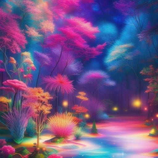 Vibrant Crystal Shop: Maximalist Photoillustration in Anime ...