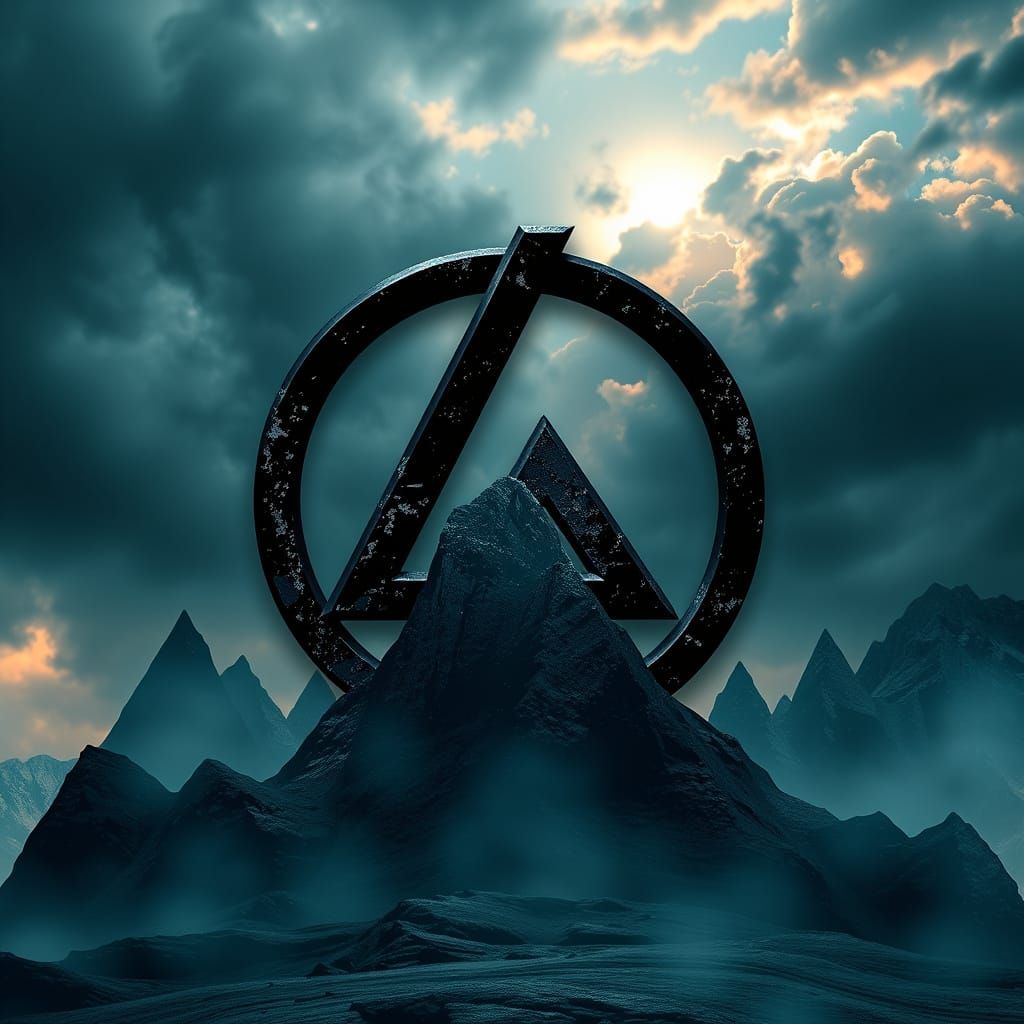 Blink 182 and Linkin Park Symbols Merged