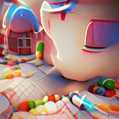Candy Hospital with 3D Shading