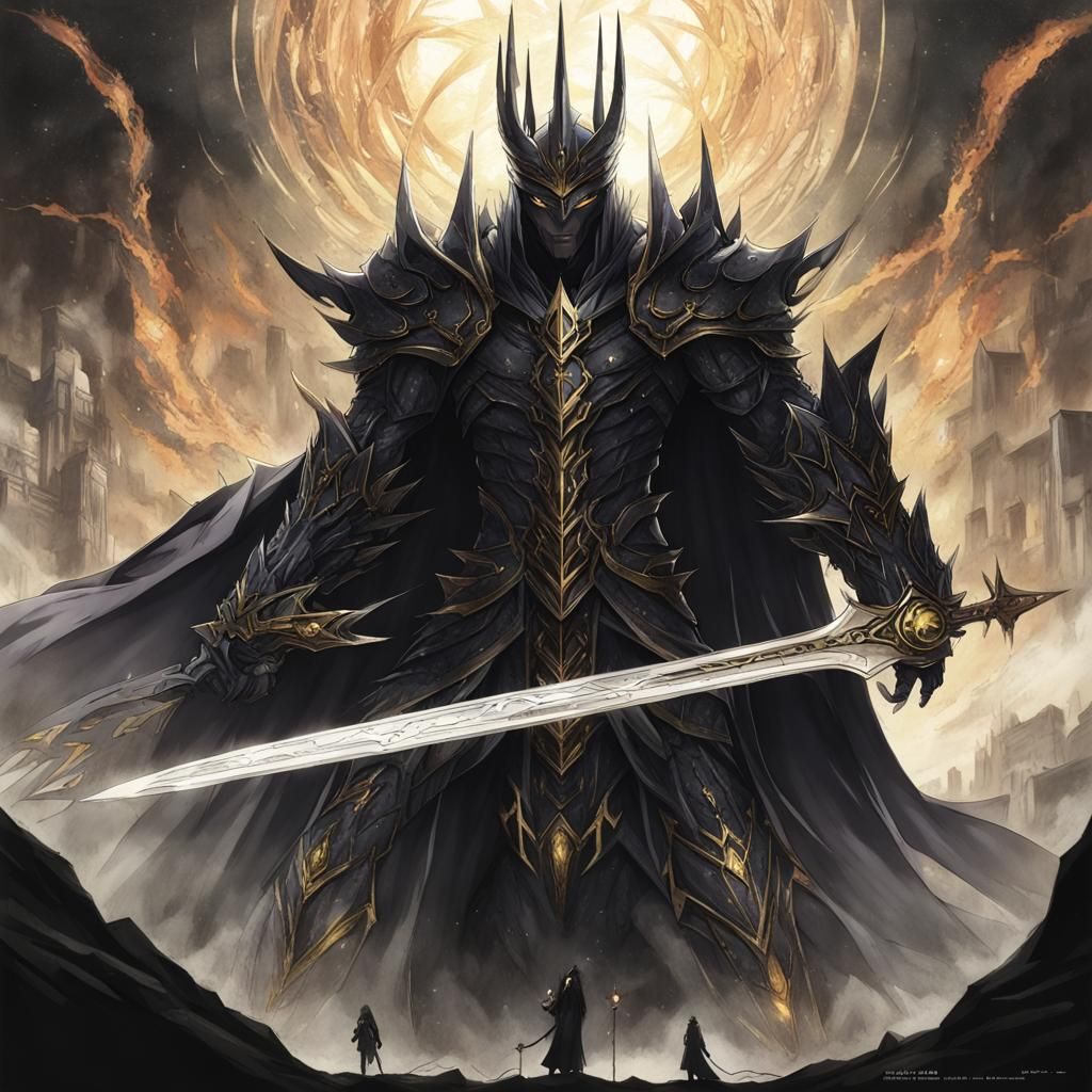 Sauron in Anime Style
