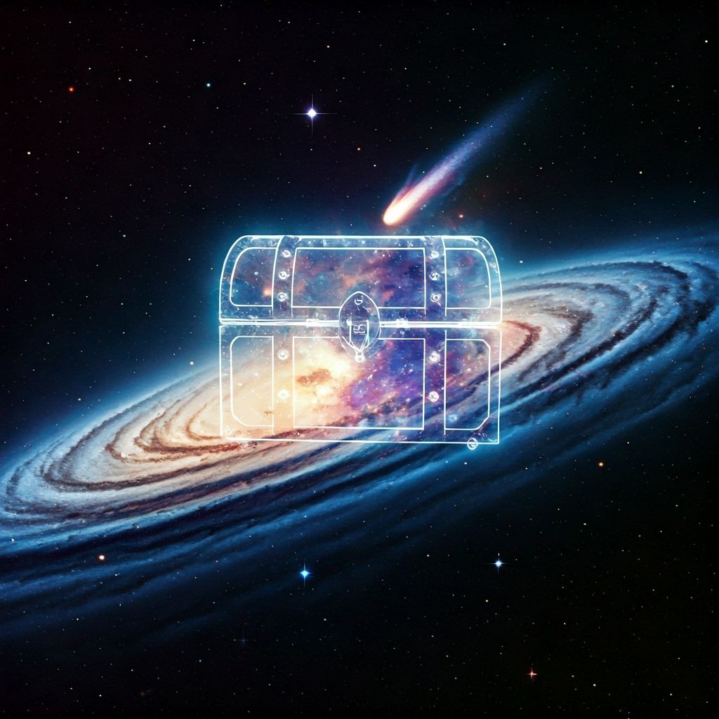 Starlight Treasure Chest in Deep Space