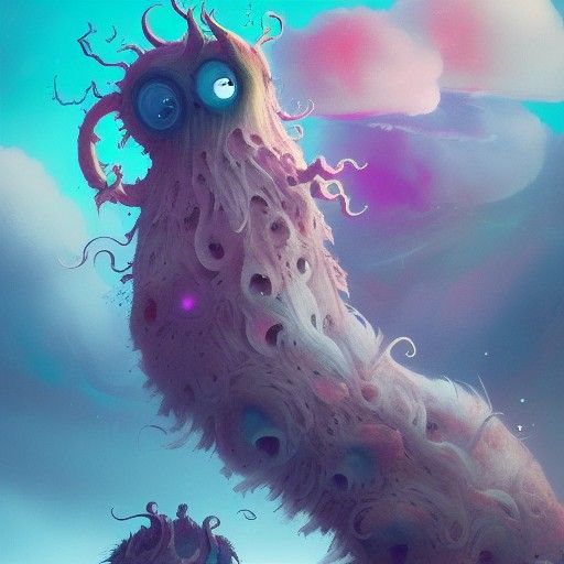 Eldritch Lovecraftian Monster: Cute Fluffy Horror