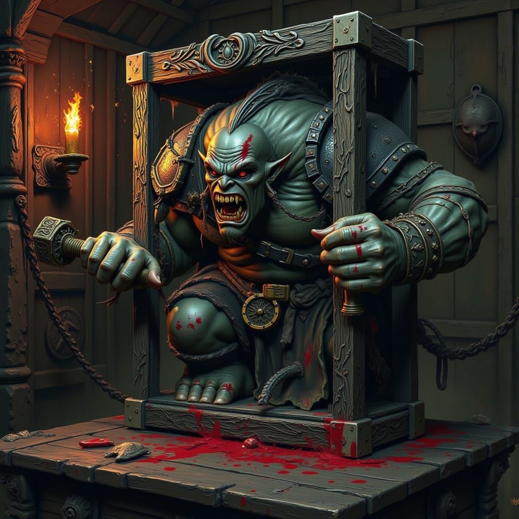 Gothic Orc Frenzy: Shattering the Prison Box
