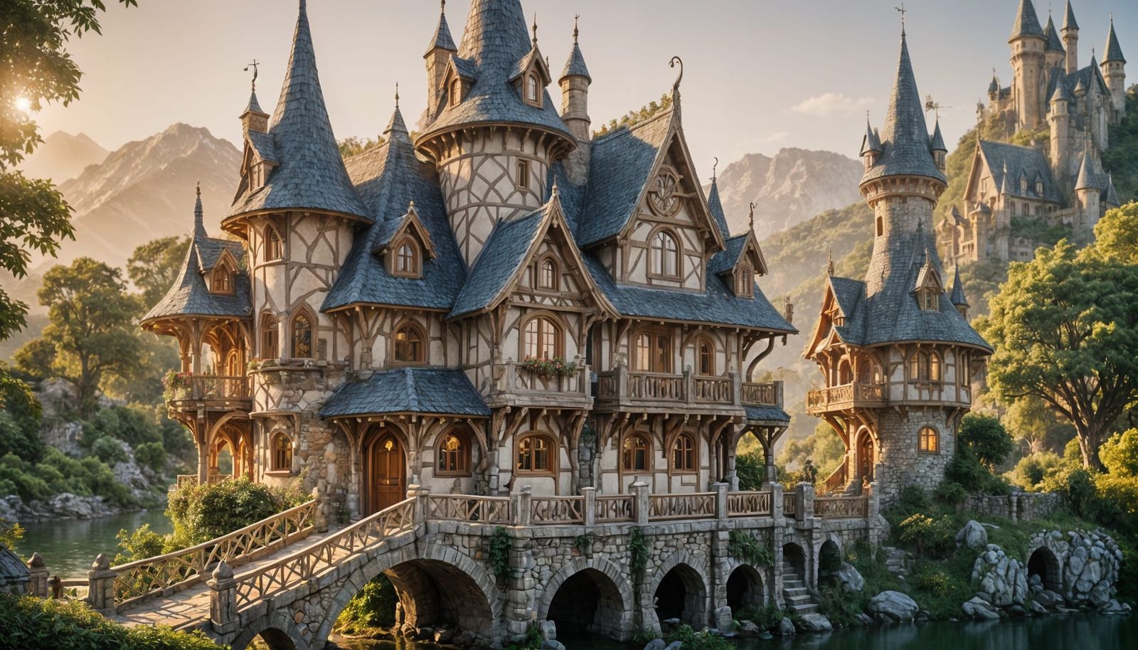 Enchanting Elven Cottage in Fairytale Setting