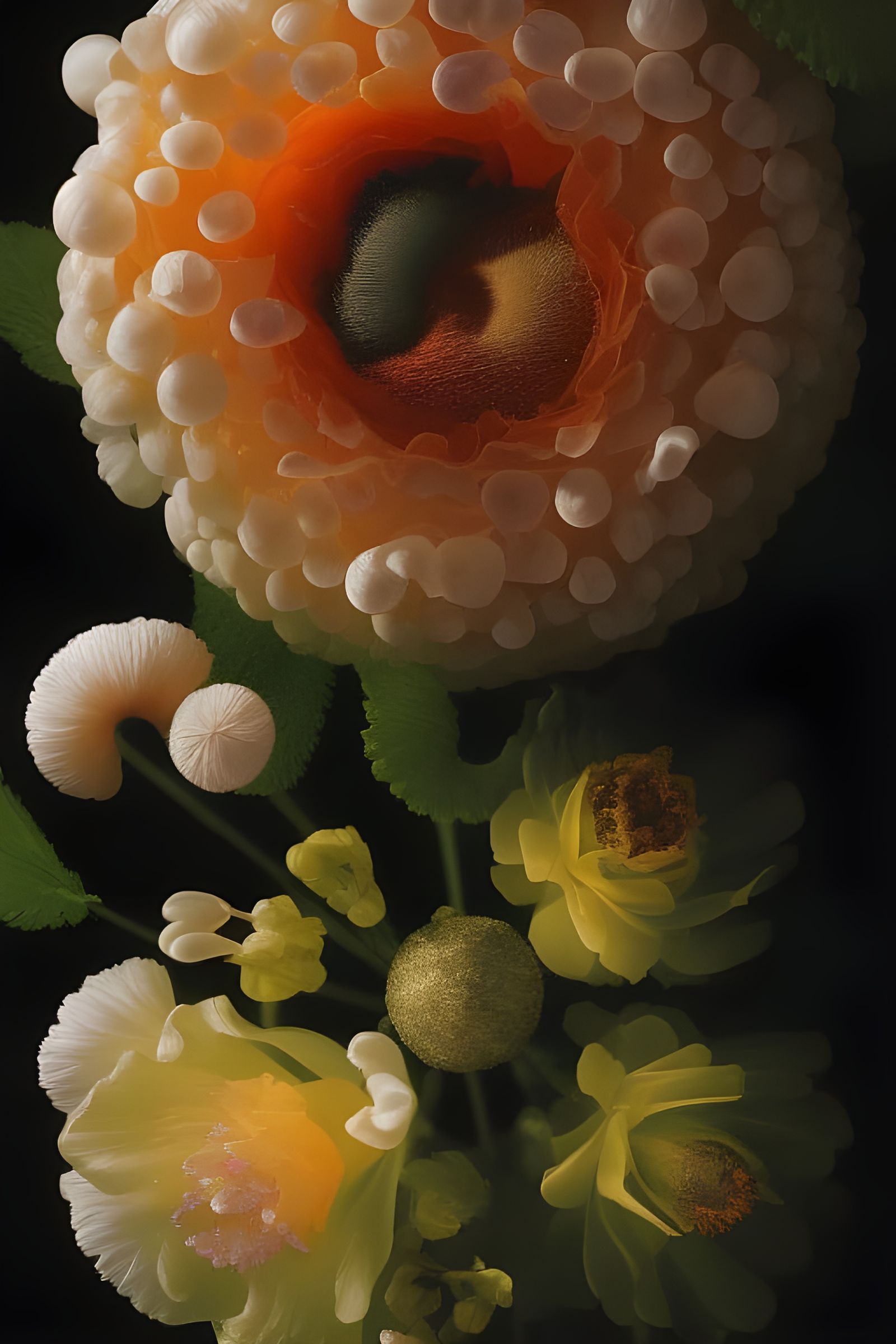 Dreamy Mandelbulb Junctions in Soft Light