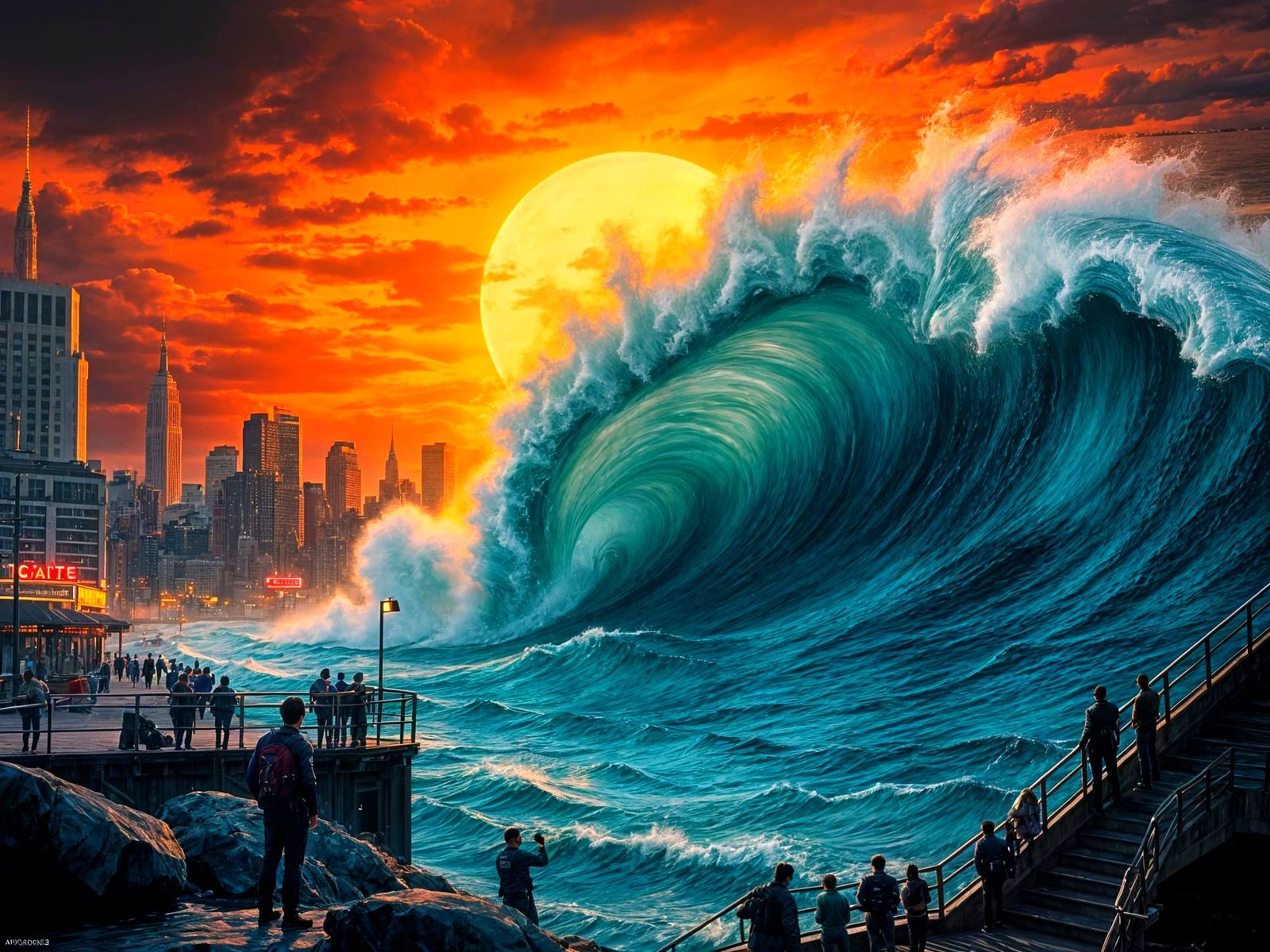 Cinematic Wave Consumes New York City