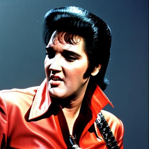 AI Generated Image of Elvis