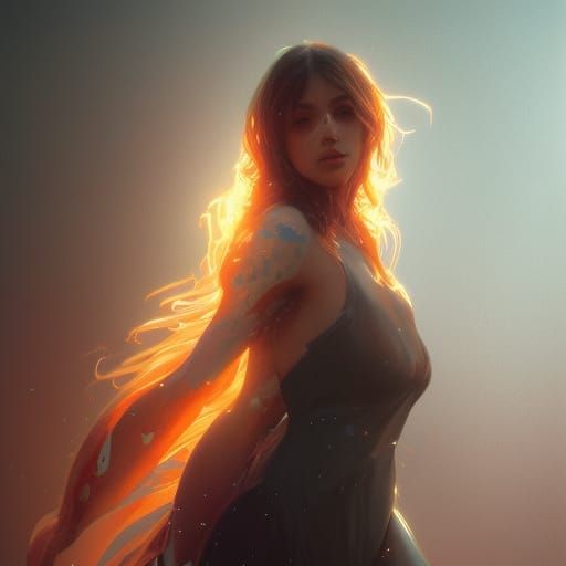 Detailed Portrait of a Soul in Digital Art Style