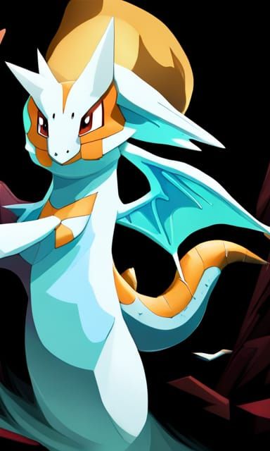Dragonite Pokemon Character Illustration