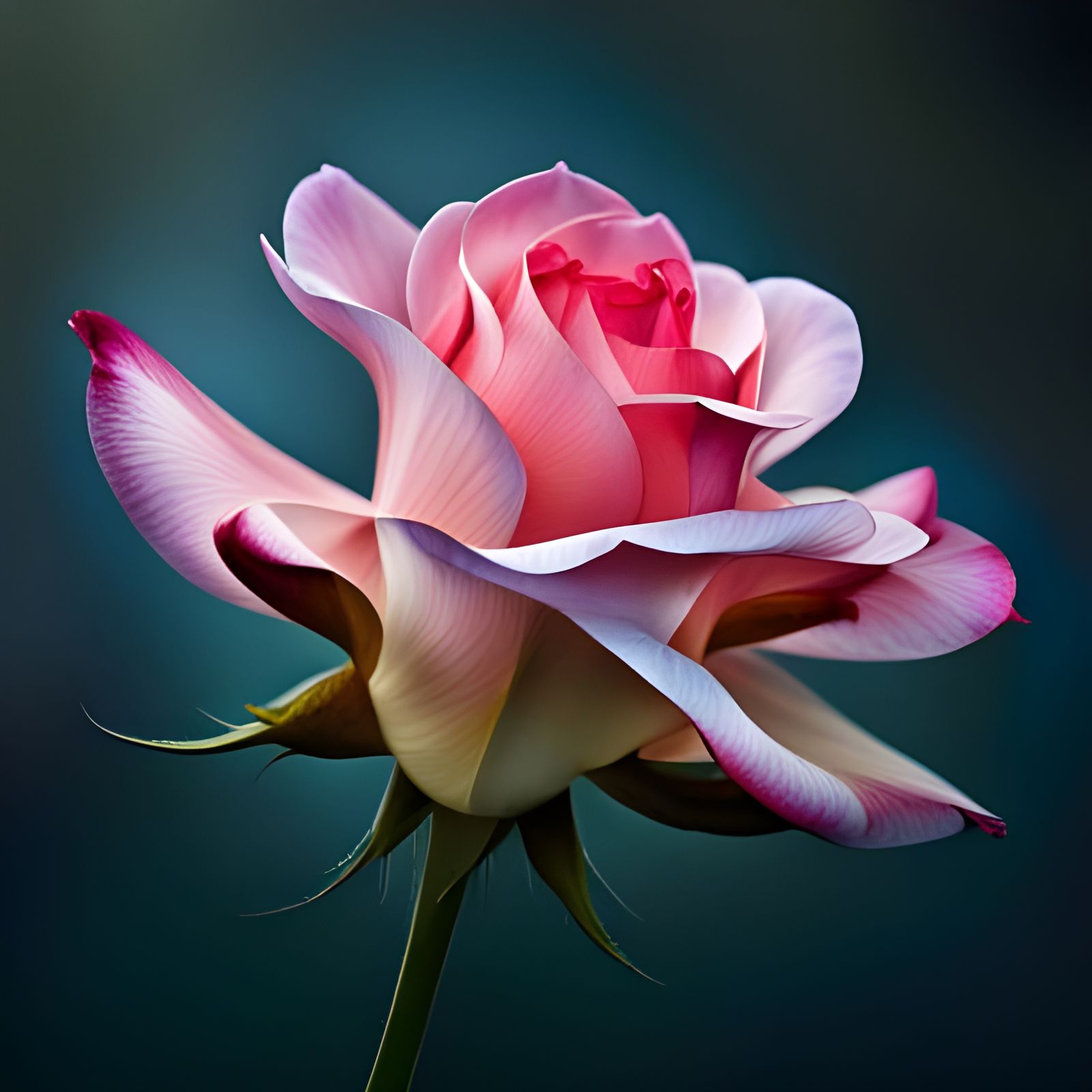 Translucent Rose Portrait: Sharp Focus Photography