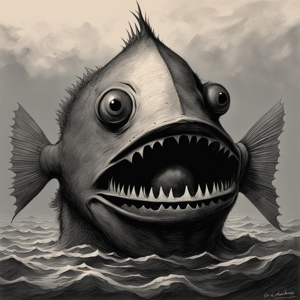 Horror Anglerfish Inspired by Finding Nemo
