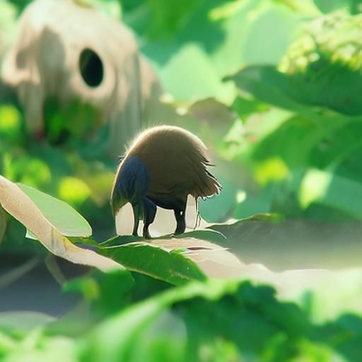 Cute Creatures in Studio Ghibli Anime Style