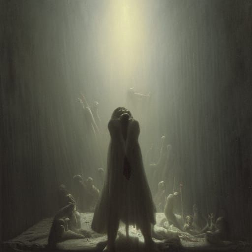 Perpetual Agony in Doré Style