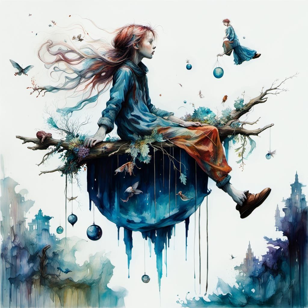 Upside-Down World: Surreal Illustrations Defying Gravity