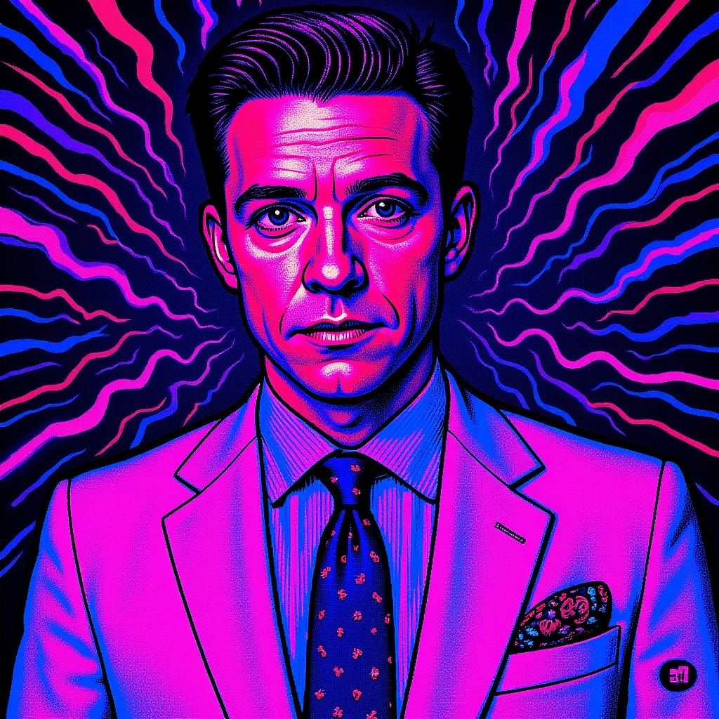 Abstract Glitchcore Style Image