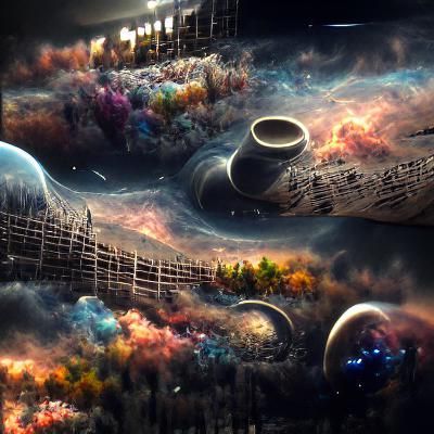 Harmonic Universe: A Detailed Matte Painting