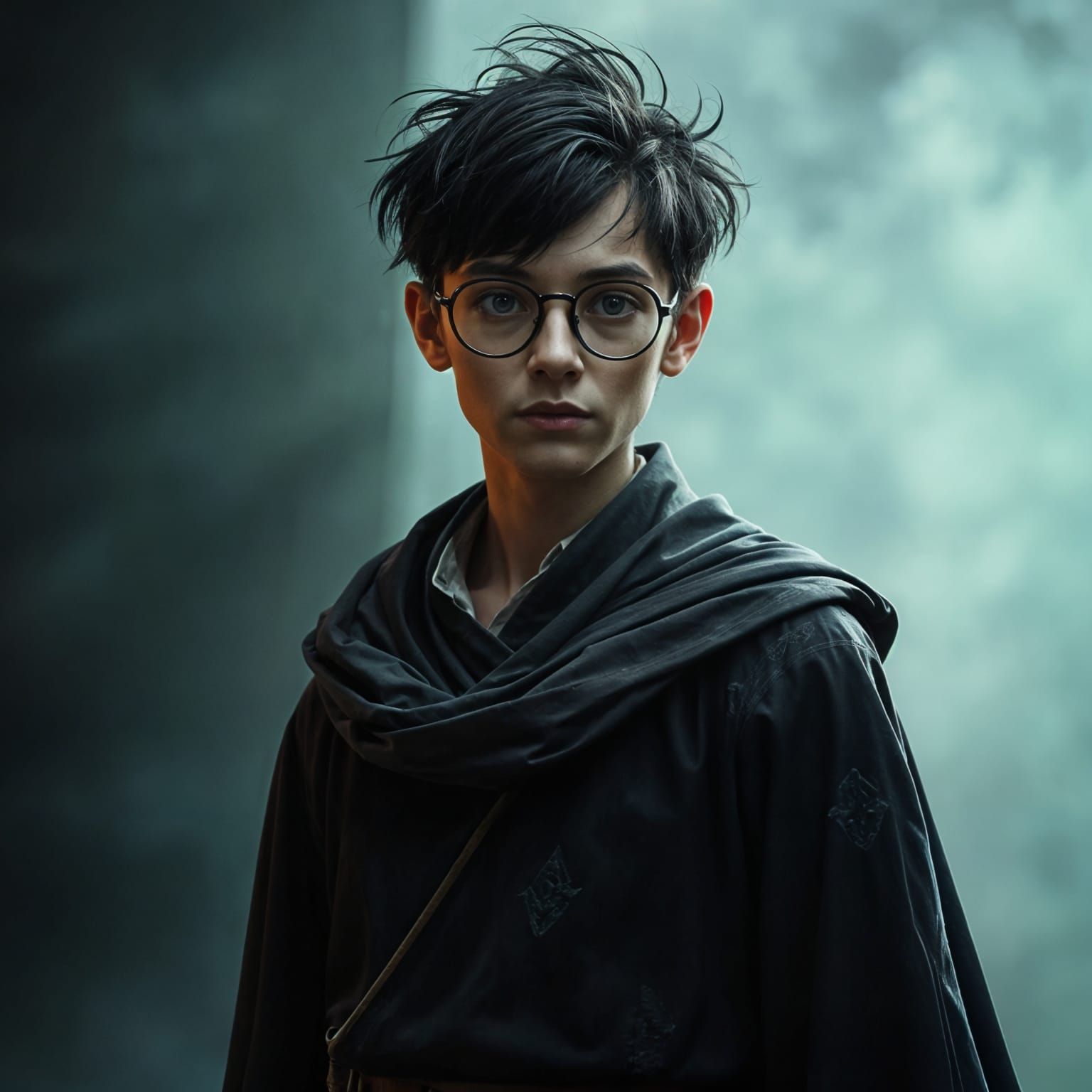 Heroic Wizard in Mysterious Landscapes