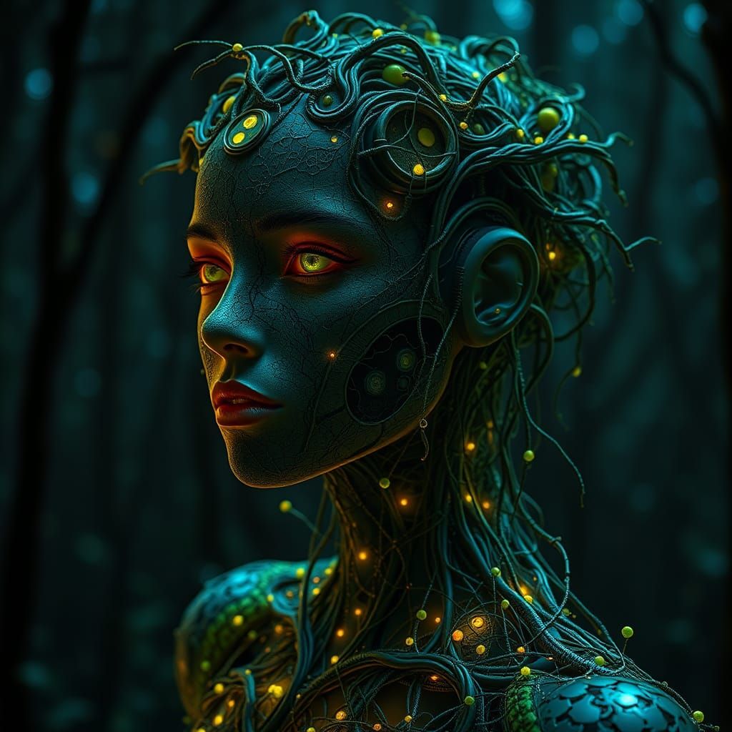 “Electro-Cyber-Luminescent Portraits” (3)