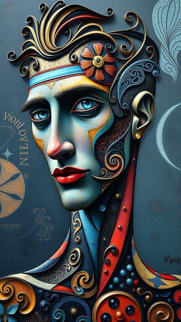 Evocation of Life Left Unknown Pablo Picasso Abstract contra...