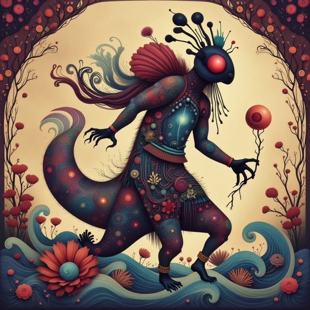 Neon Bohemia CICADA SONG Art Style