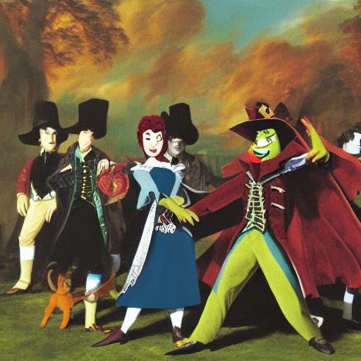 Vampire Tournament: Animated Heroes in Classical Style