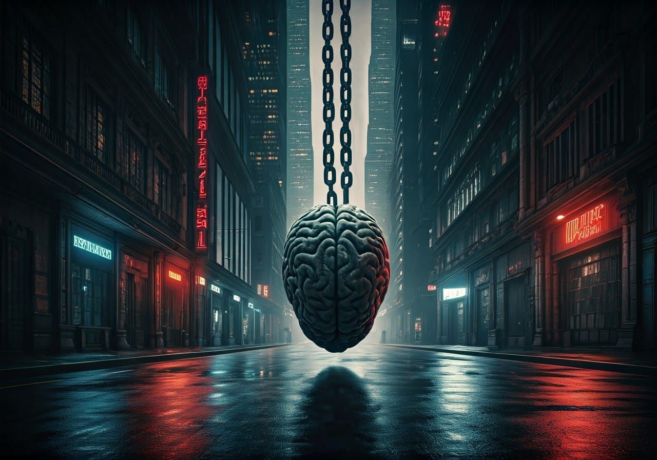 A Mind Trapped in a Cyberpunk Dystopia