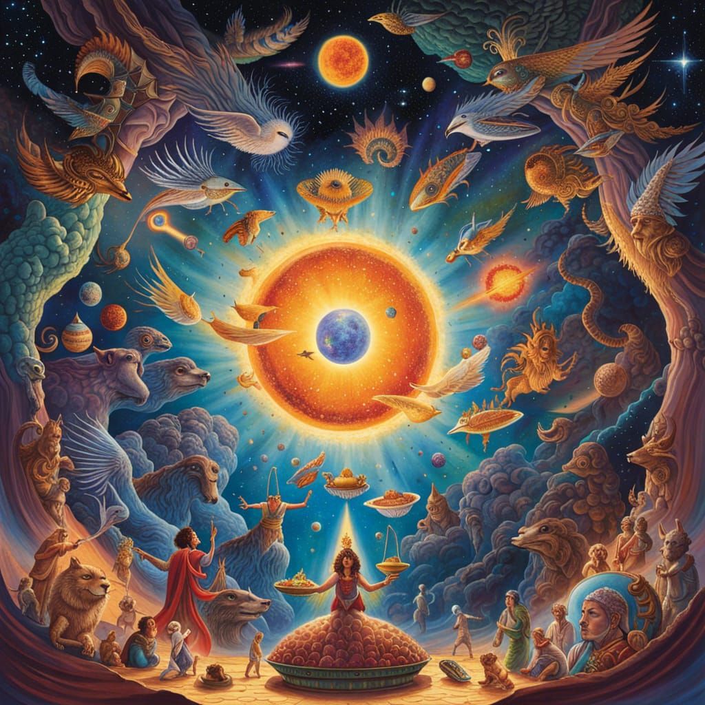 Intergalactic Feast at the Cosmic Crossroads