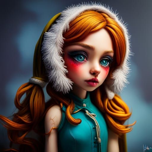 Customized Dolls in Dark Academia Woodland Forest