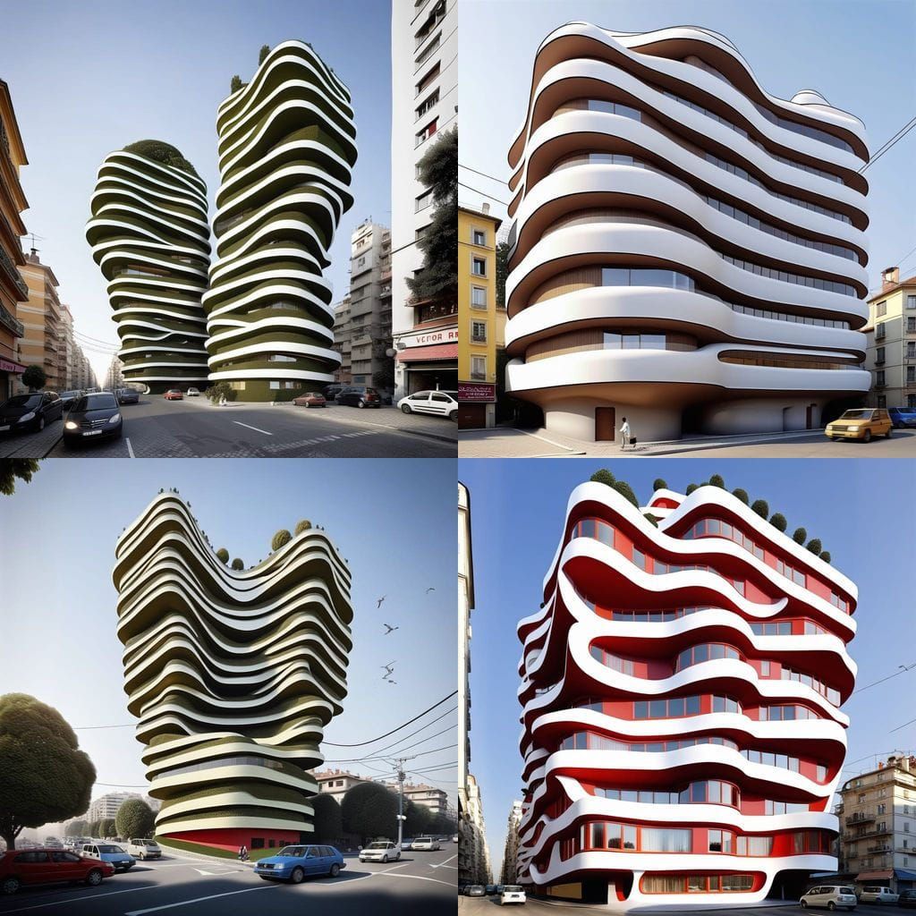 Architectural Surrealism in Victor Enrich Style