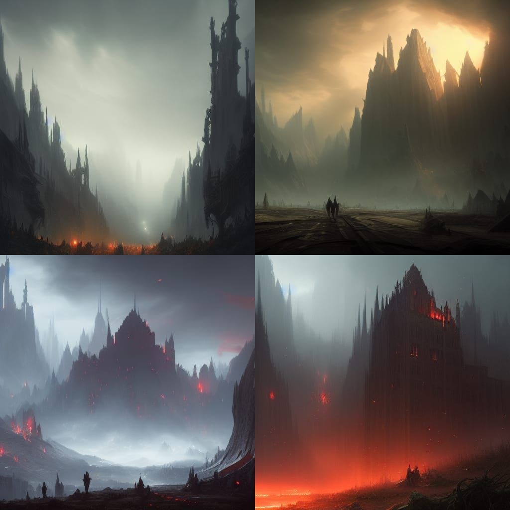 Cinematic Dark Fantasy Landscape in 8K Resolution