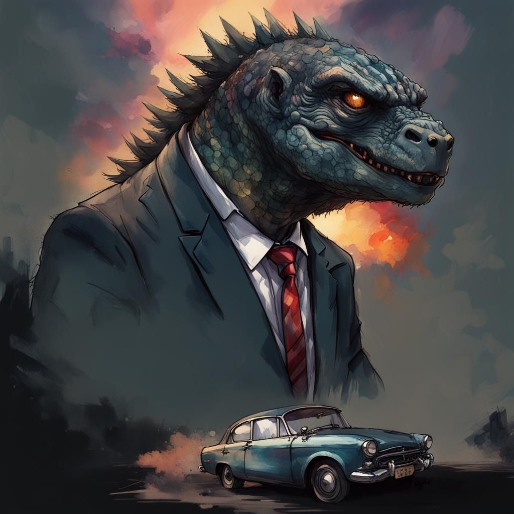 Kaiju Noir- Gojira: P.I.