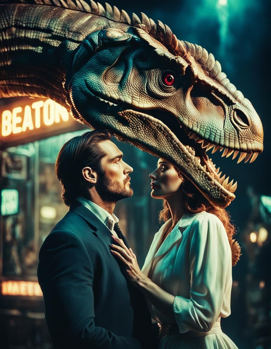 Romantic Film Still of a Beautiful Girl