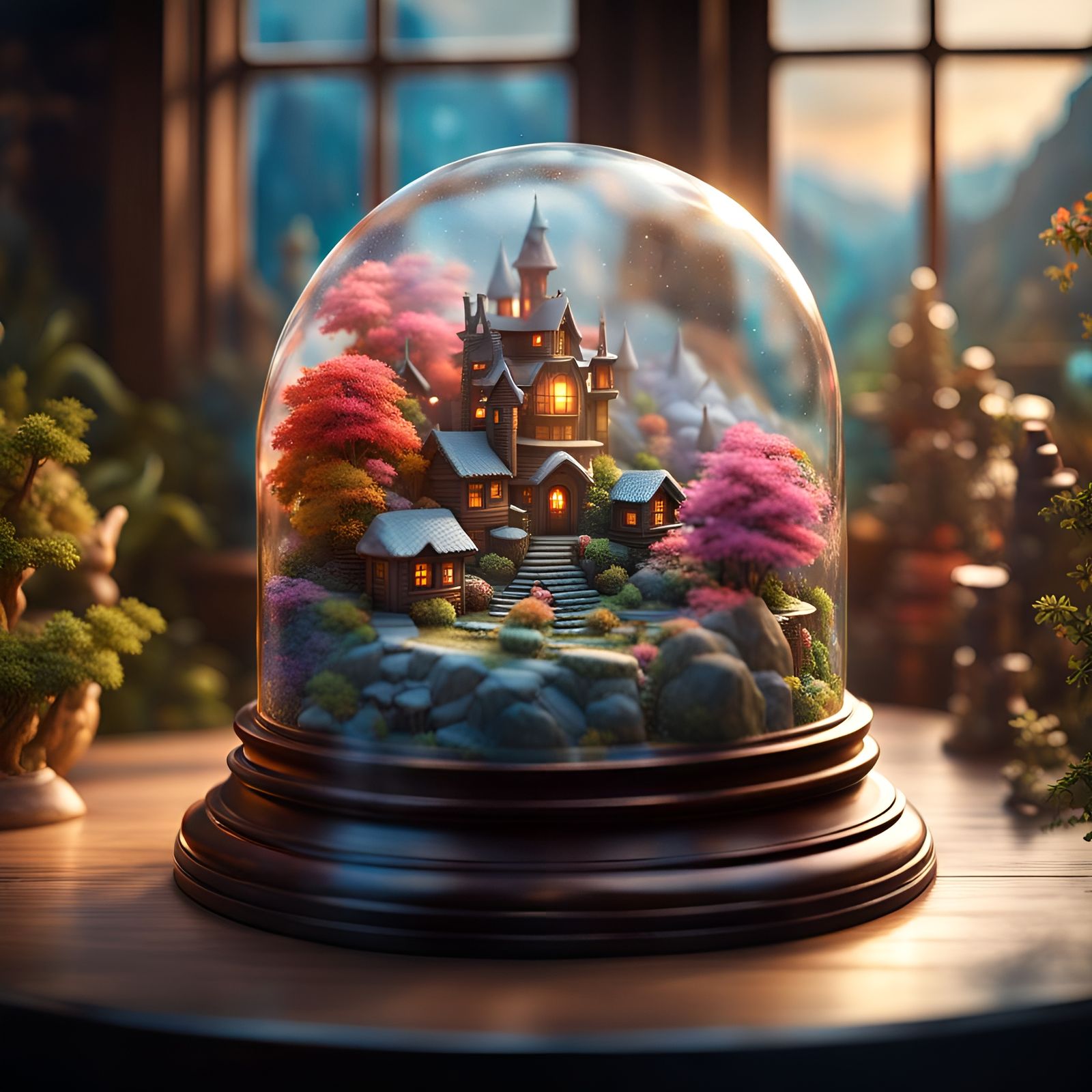 Diorama Snow Globe: Tiny Epic World