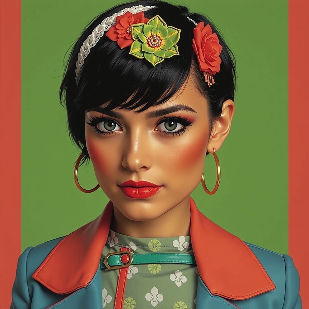 Abstract Swirling Forms in Vibrant Red Hues